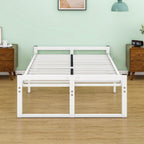 Bed Frame with Metal Slatted Base 32CM