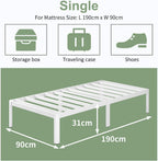 Bed Frame with Rounded Corner