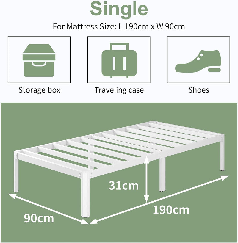Bed Frame with Rounded Corner