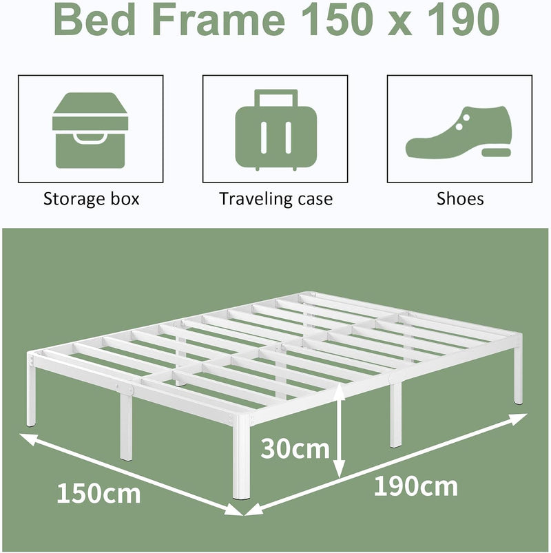 Bed Frame with Rounded Corner