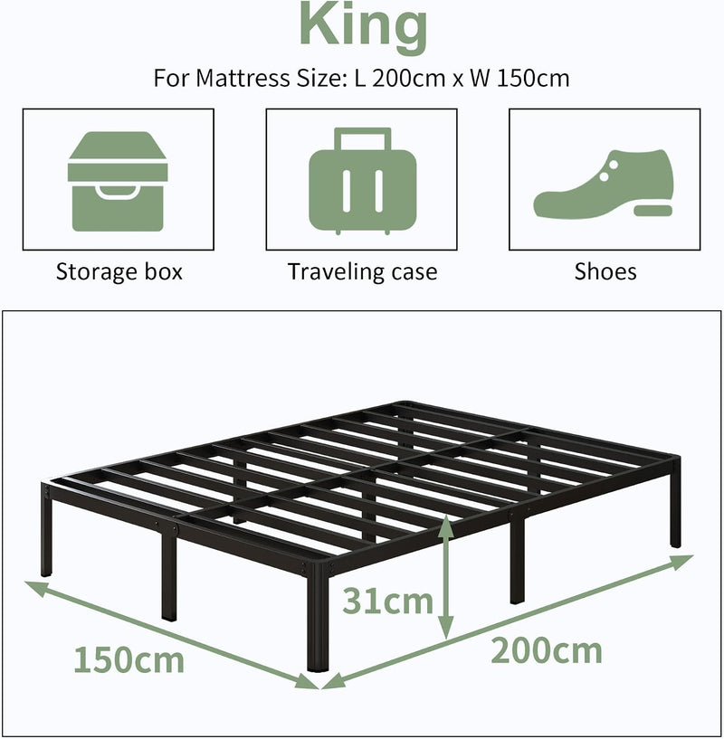 Bed Frame with Rounded Corner