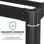 Bed Frame with Rounded Corner