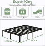 Bed Frame with Rounded Corner