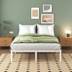 Bed Frame with Rounded Corner