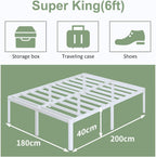 Bed Frame with Rounded Corners 41 High