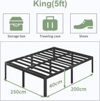 Bed Frame with Rounded Corners 41 High