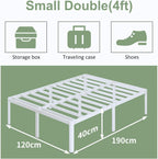 Bed Frame with Rounded Corners 41 High