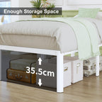 Bed Frame with Rounded Corners 41 High