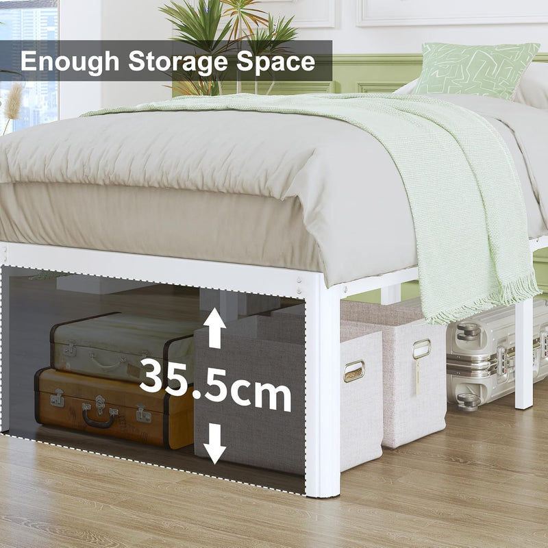 Bed Frame with Rounded Corners 41CM High