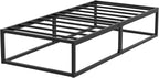 Bed Frame with Steel Slats Support