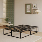Bed Frame with Steel Slats Support