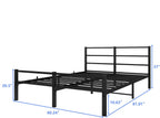 Bed Frame with Storage 3FT Metal Headboard