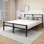 Bed Frame with Storage 3FT Metal Headboard