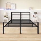Bed Frame with Storage 3FT Metal Headboard
