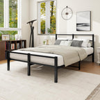 Bed Frame with Storage 3FT Metal Headboard