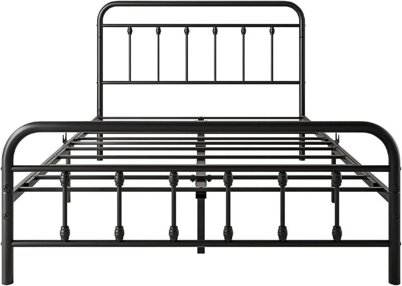 Bed Frame with Storage and Headboard Metal