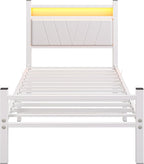 Bed Frame with Storage Headboard