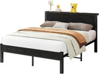 Bed Frame with Storage Headboard