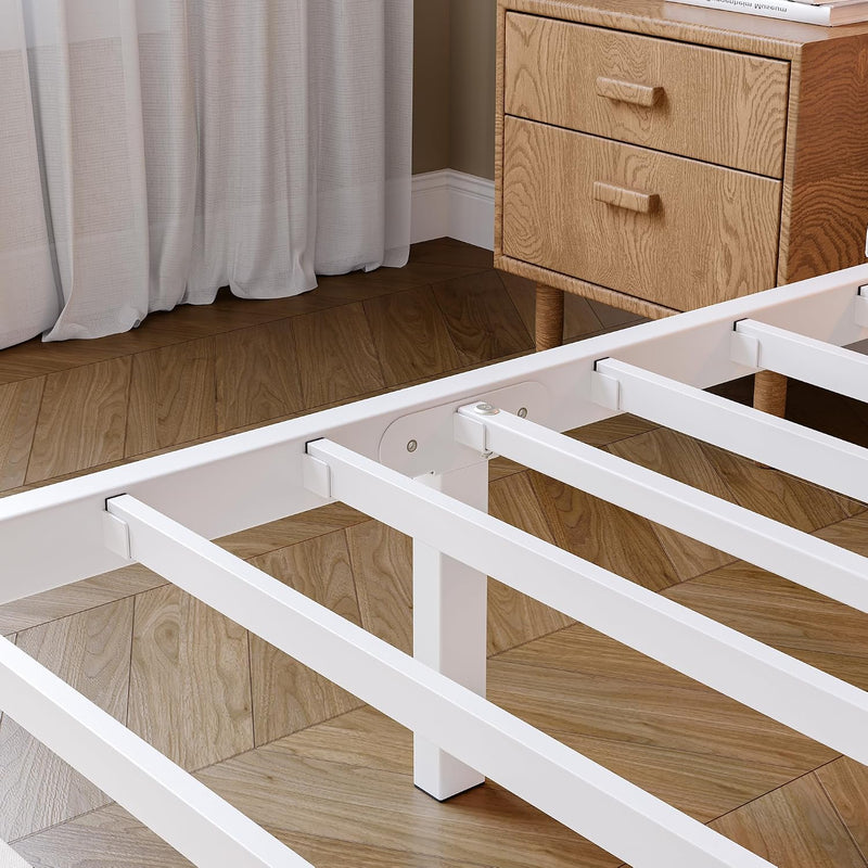 Bed Frame with Storage Headboard