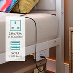 Bed Frame with Storage Headboard