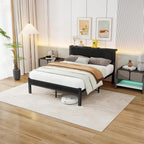 Bed Frame with Storage Headboard