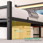 Bed Frame with Storage Headboard