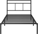Bed Frame with Storage Space Underneath 14.2'' Height