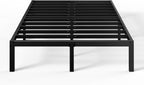 Bed Frame with Storage Space Underneath 14.2'' Height