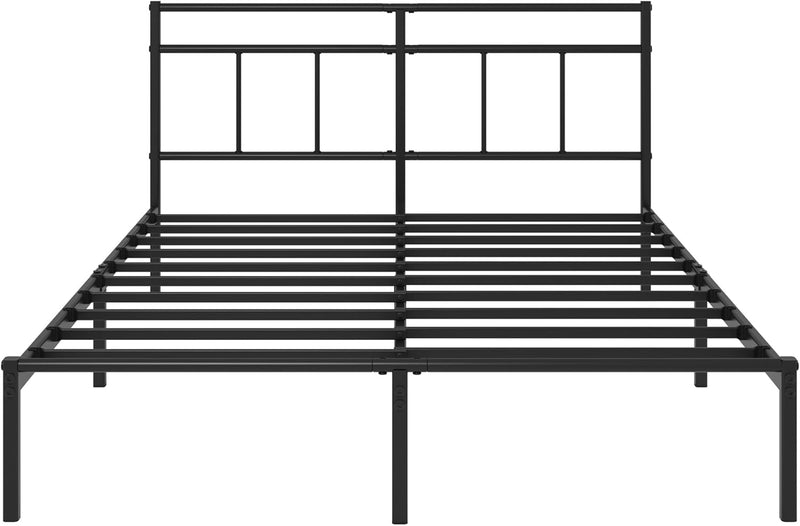 Bed Frame with Storage Space Underneath 14.2'' Height