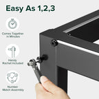 Bed Frame with Storage Space Underneath 14.2'' Height