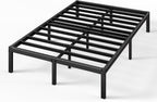 Bed Frame with Storage Space Underneath 14.2'' Height