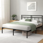 Bed Frame with Storage Space Underneath 14.2'' Height