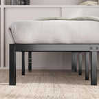 Bed Frame with Storage Space Underneath 14.2'' Height