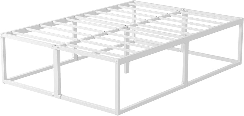 Bed Frame with Sturdy Slats Support