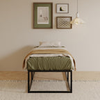 Bed Frame with Sturdy Slats Support