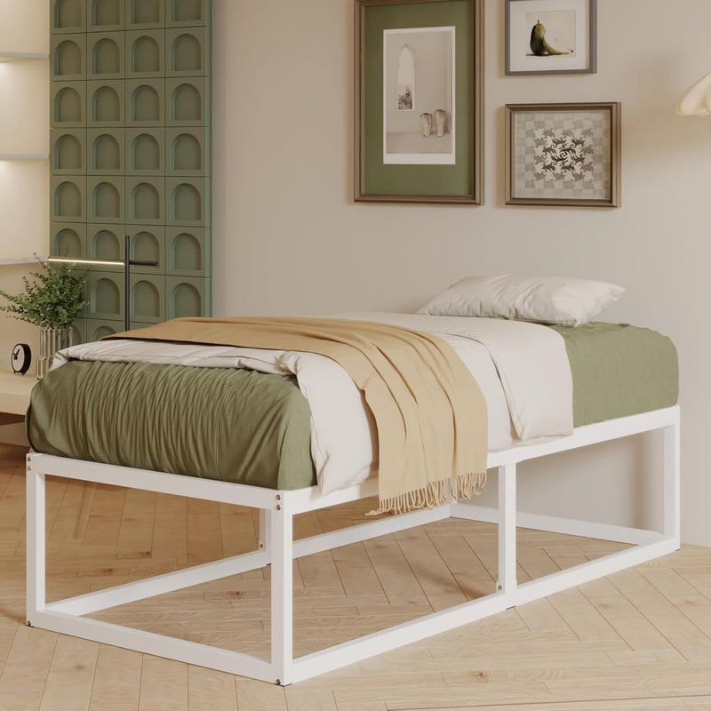 Bed Frame with Sturdy Slats Support