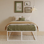 Bed Frame with Sturdy Slats Support