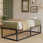 Bed Frame with Sturdy Slats Support