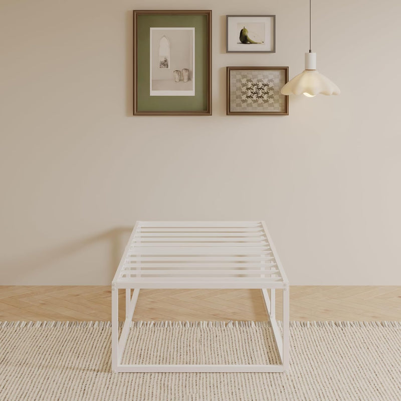 Bed Frame with Sturdy Slats Support