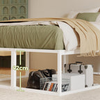Bed Frame with Sturdy Slats Support