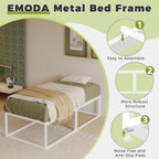 Bed Frame with Sturdy Slats Support