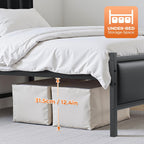 Bed Frame with Sturdy Steel Slats Support Platform