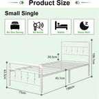 Bed Frame with Victorian Headboard