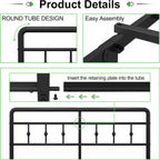 Bed Frame with Victorian Headboard