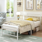 Bed Frame with Victorian Headboard