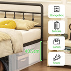 Bed Frame with Victorian Headboard