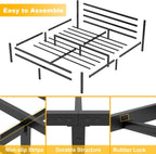 Bed Frames with Headboard 3FT Metal Small Frame
