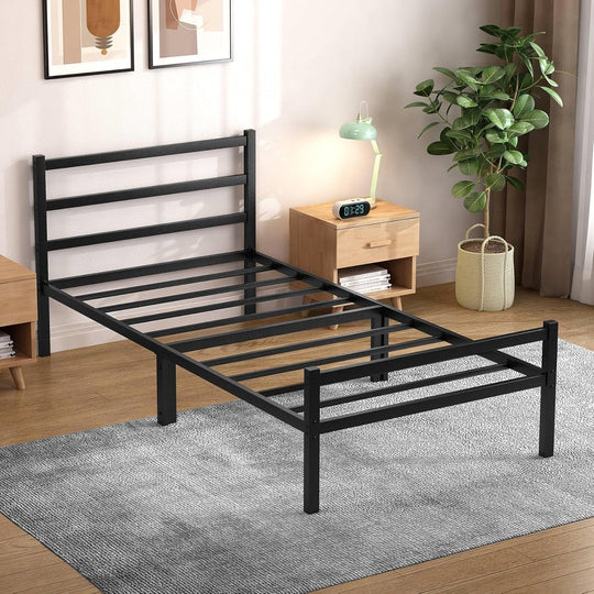 Bed Frames with Headboard 3FT Metal Small Frame