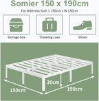 Bed Frames with Rounded Corner Legs