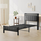 Bed Frames with Storage Headboard and Charging Station
